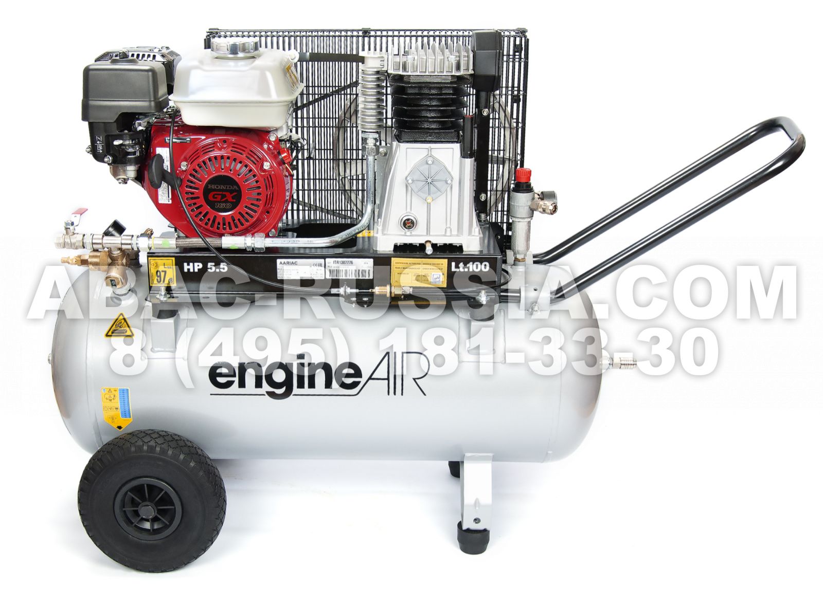 Поршневой компрессор AARIAC EngineAIR 5/100 Petrol